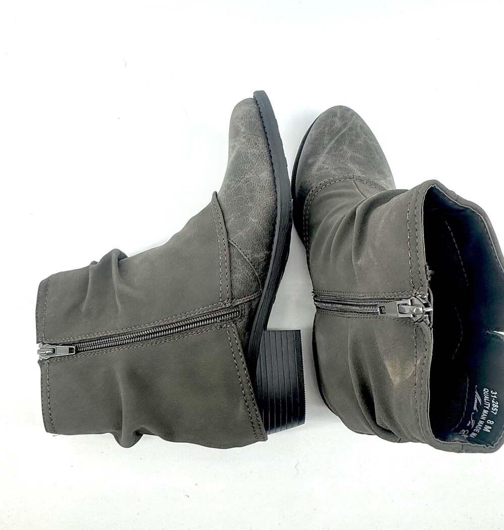 Easy Street Kudos Women's Slouch Ankle Boots Size 8 M Grey Combo 3057 NIB - Picture 2 of 6